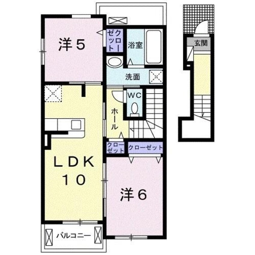 間取図 ルミエール応神Ⅱ