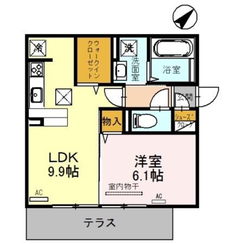 間取図 アムール21　Ｆ棟