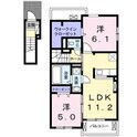 フレグランスの間取図