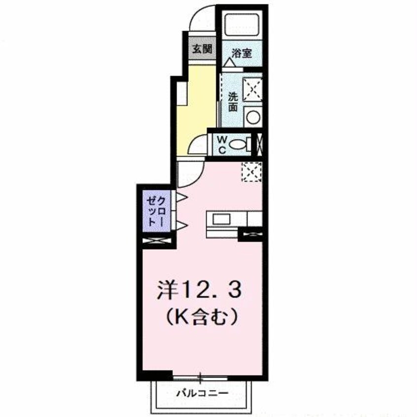 間取図 グレースコート　B