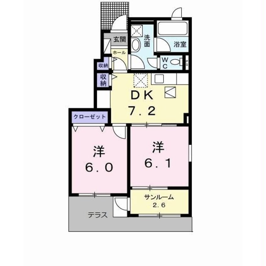 間取図 ユーズガーデンⅢ