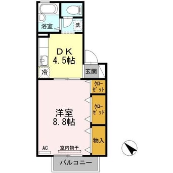 間取図 フロラシオン川内Ⅱ