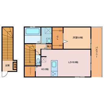 間取図 ヴィラ　リッシュ