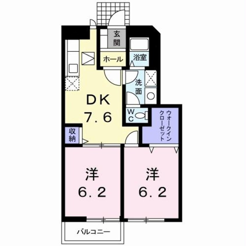 間取図 プチメゾンパールⅠ・Ⅱ