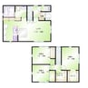 奥野戸建て（仮） 3LDKの間取り