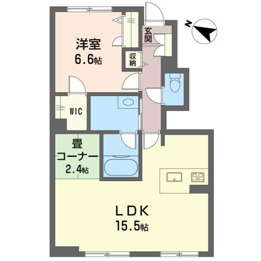間取図 シャーメゾンガーデン松茂