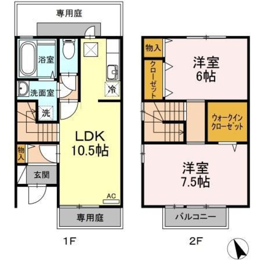 間取図 ロイヤルコートB棟