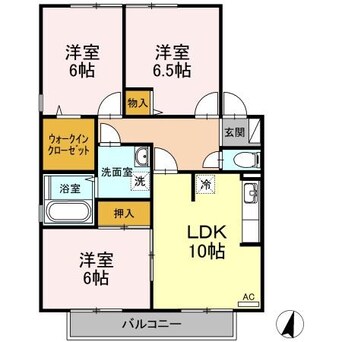間取図 メゾン・リヴェールD