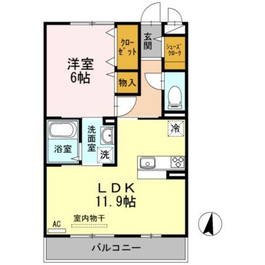 間取図 カーサ　デル　ジラソーレ
