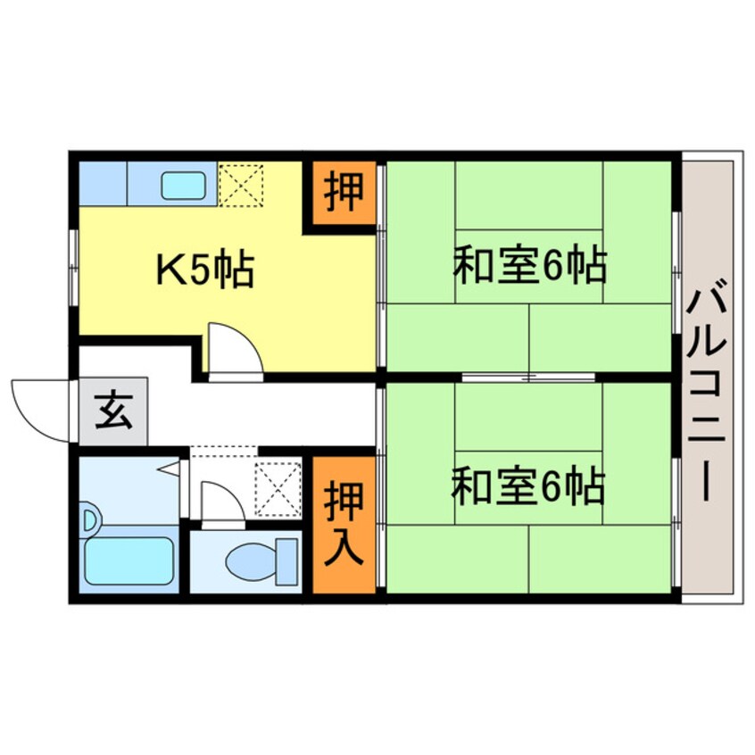 間取図 藤井ハイツ