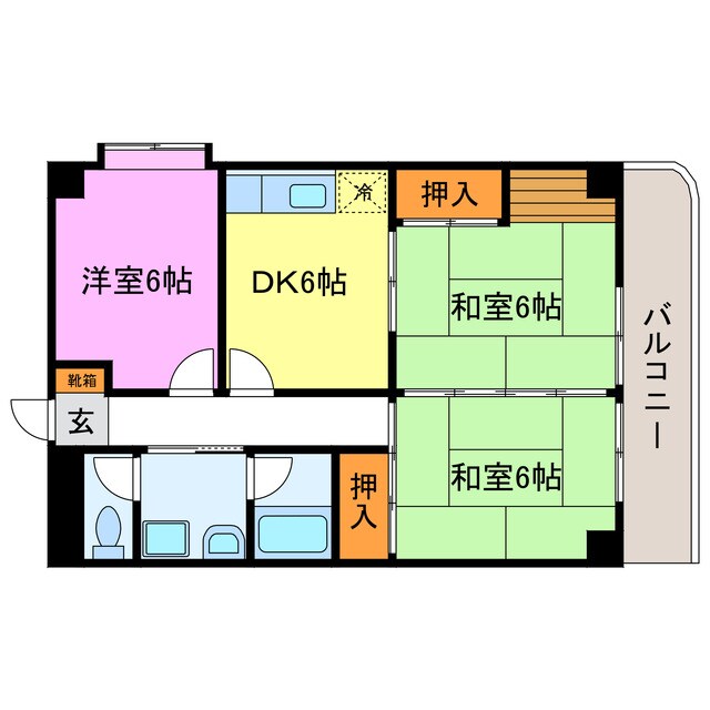 間取り図 グランパレス南海