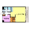アメニティ貴生川 1LDKの間取り