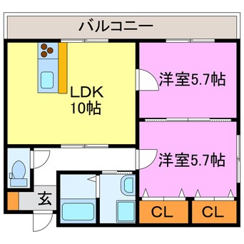 間取図 スカイアーチ