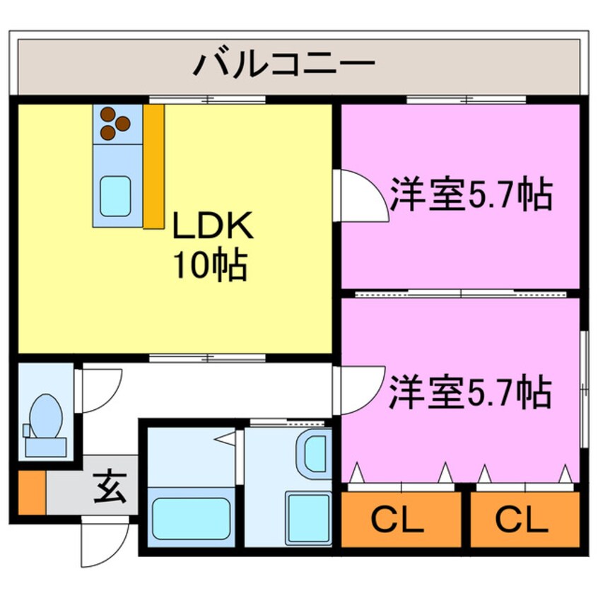 間取図 スカイアーチ