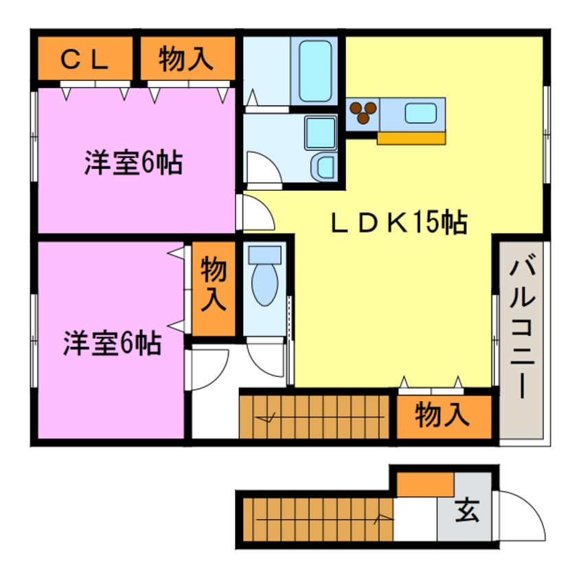 間取図 リトルアグリン