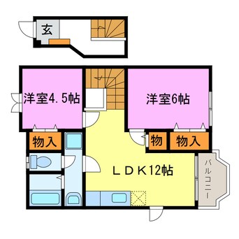 間取図 メゾングリシーヌ