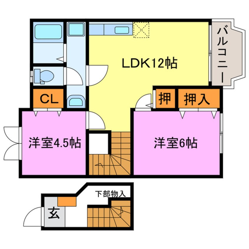 間取図 グスタールエピ