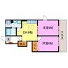 カーサエテルノ 2DKの間取り