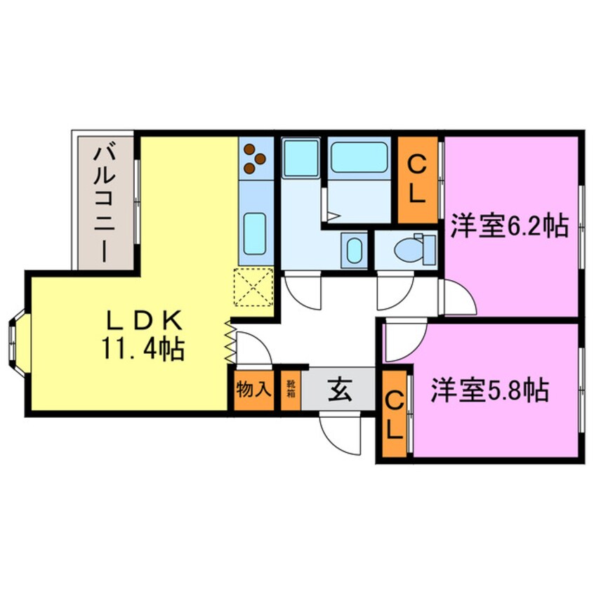 間取図 ジョイフルメゾン