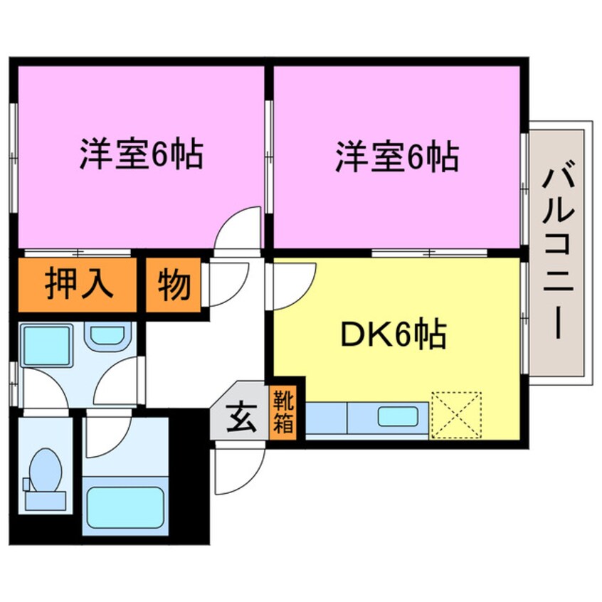 間取図 メゾンコウナン