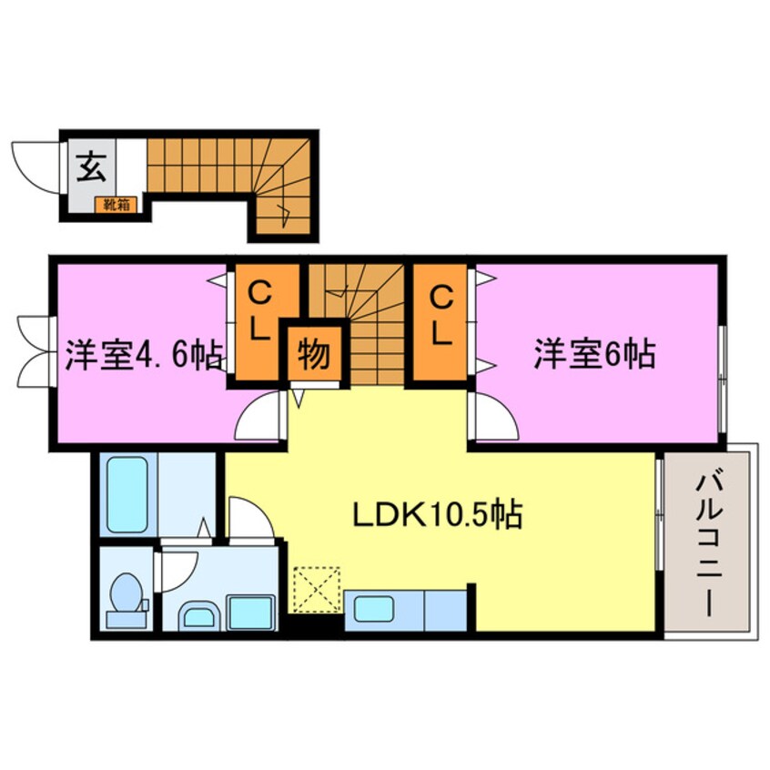 間取図 ラフレシール