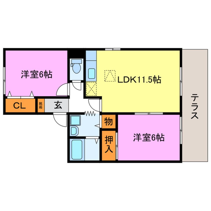 間取図 ハイツＣｏｍｆｏｒｔ