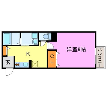 間取図 フォンティーヌ