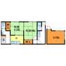 小山邸　貸家 2SKの間取り