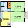 メゾンファースト 2DKの間取り