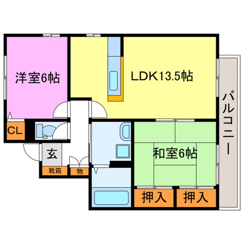 間取図 アクアパレス