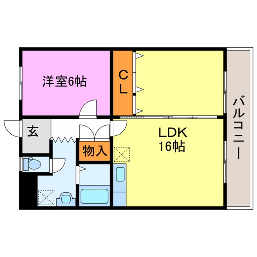 間取図 サンヒルタニウ