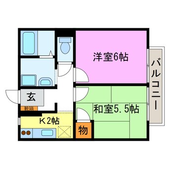 間取図 ハイツ増田