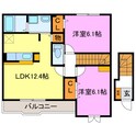 ウッドベース古城の間取図