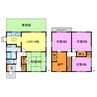 藤﨑邸貸家 4LDK+Sの間取り