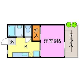 間取図 スカイハイツⅠ・Ⅱ