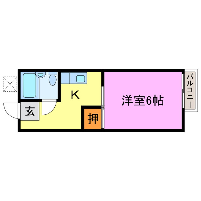 間取図 サニーヒルズ山添