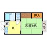 ツダハイツ 1Kの間取り