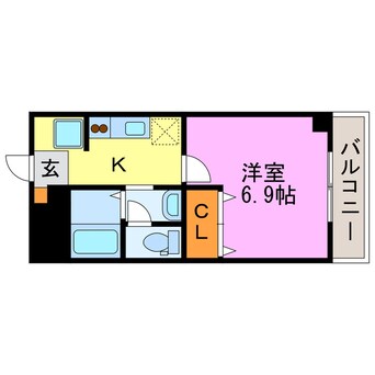 間取図 Little Court AQUA