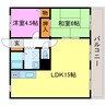 プチシャトー920 2LDKの間取り