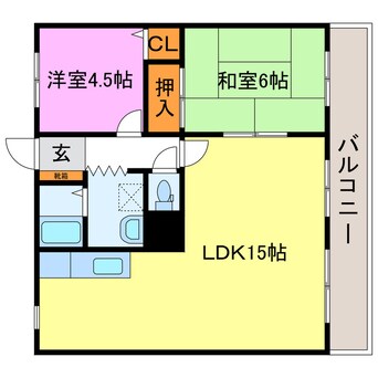 間取図 プチシャトー920