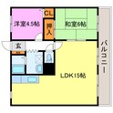 プチシャトー920の間取図