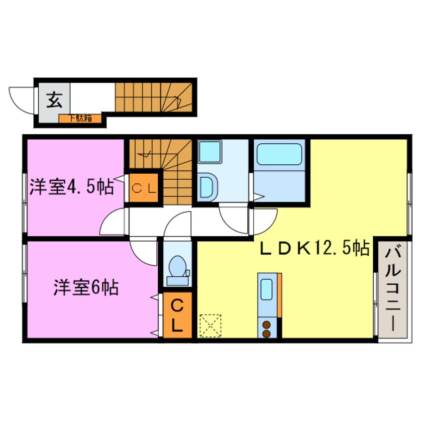 間取図 ブセナテラス２番館