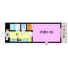 フローリッシュⅡ 1Kの間取り