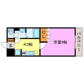 間取図 プランドール紫香楽