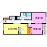 サンモール泉 2LDKの間取り