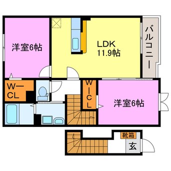 間取図 プラシード・リヴ