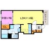 マスメゾン 1LDKの間取り