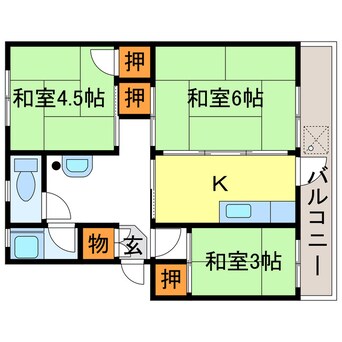 間取図 梅が丘マンション