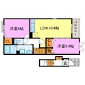 ベルメゾンの間取図