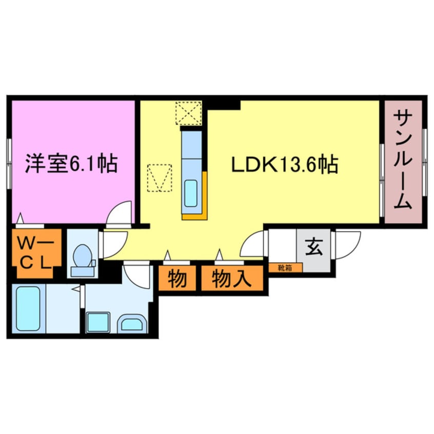 間取図 ジョイ アルミュールＡ